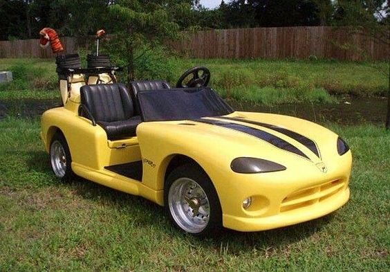 corvette golf cart