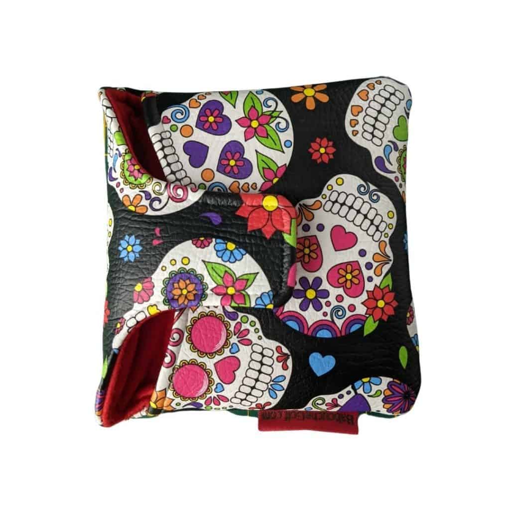 Black Sugar Skull Mallet Putter Cover - beautiful colourful golf head ...