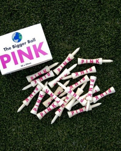Pink Castle Bamboo Golf Tee 59mm