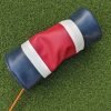 Red white and Blue striped head cover