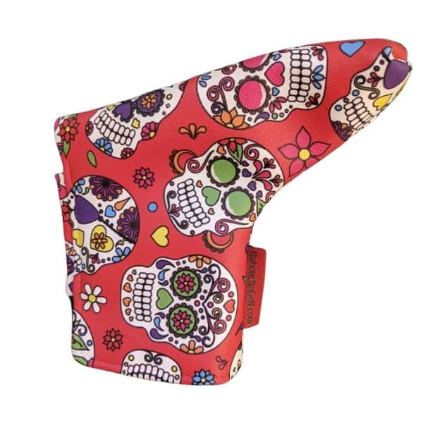 red sugar skull blade putter cover