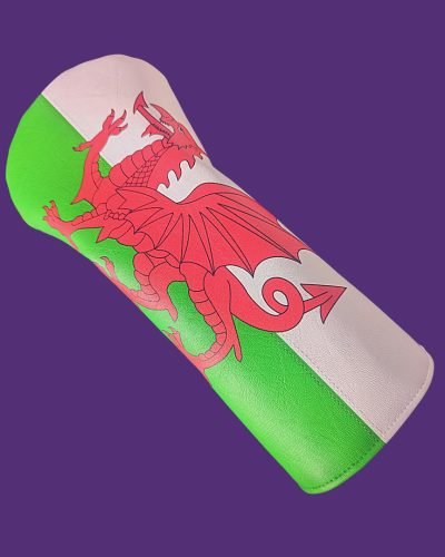 Wales flag head cover