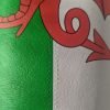 Wales flag head cover detail